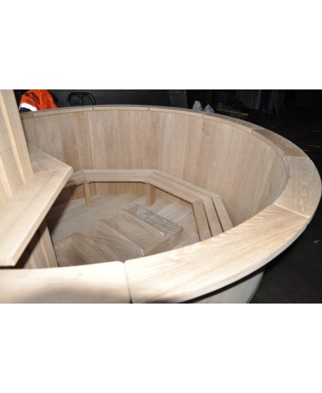 Hot Tub in legno 180  in Legno Larice