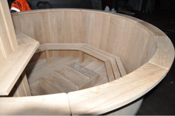 Hot Tub in legno 180 in Legno Larice Hot Tub in legno 180 in Legno Larice