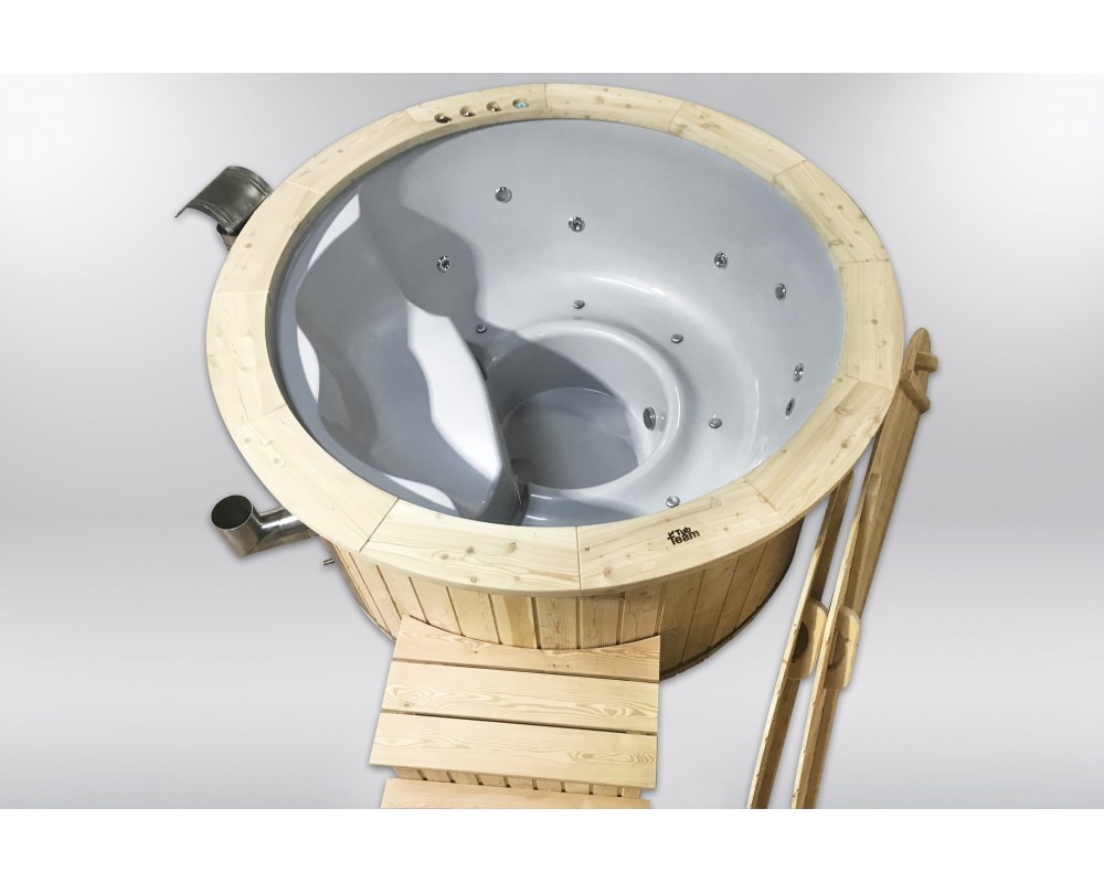 Hot Tubs Royal Wellness Abete con stufa a legna 180 cm Hot Tubs Royal Wellness Abete con stufa a legna 180 cm