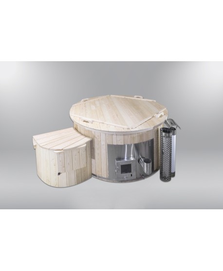 Hot Tubs Royal Wellness Abete con stufa a legna 180 cm Hot Tubs Royal Wellness Abete con stufa a legna 180 cm