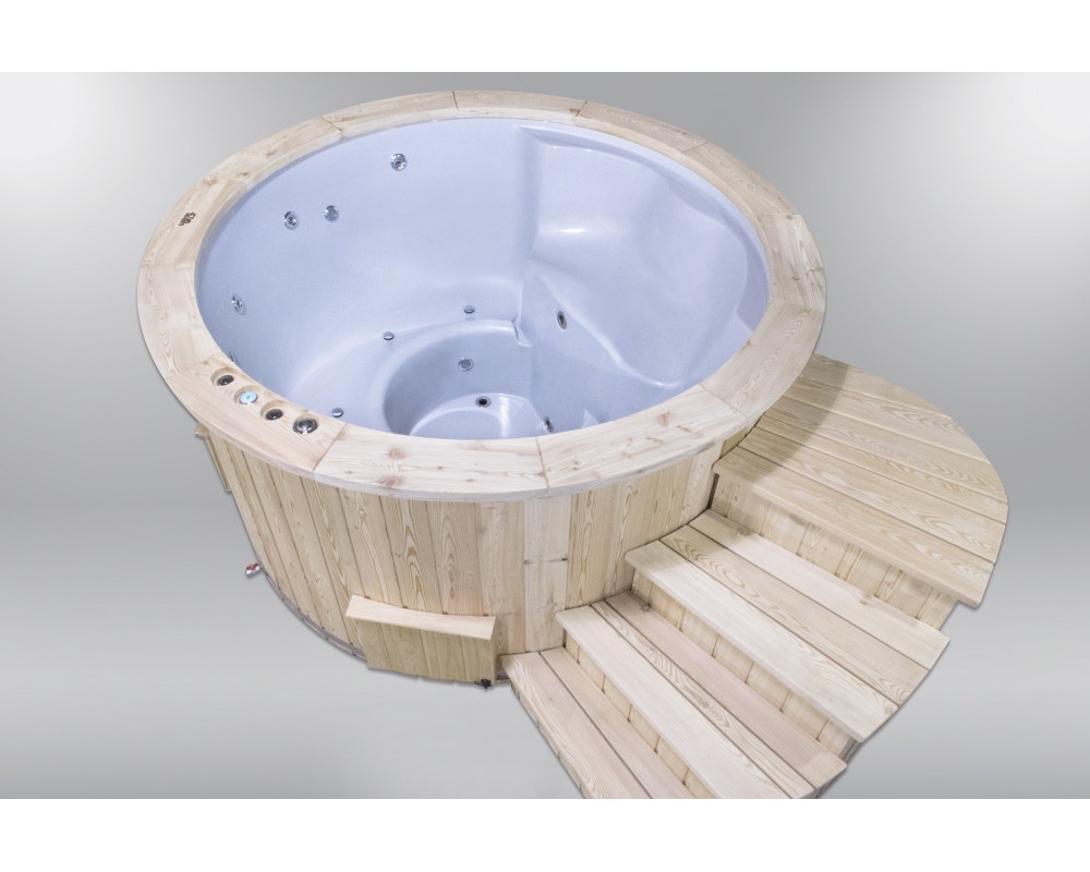 Hot Tubs Royal Wellness Abete con stufa a legna 180 cm Hot Tubs Royal Wellness Abete con stufa a legna 180 cm