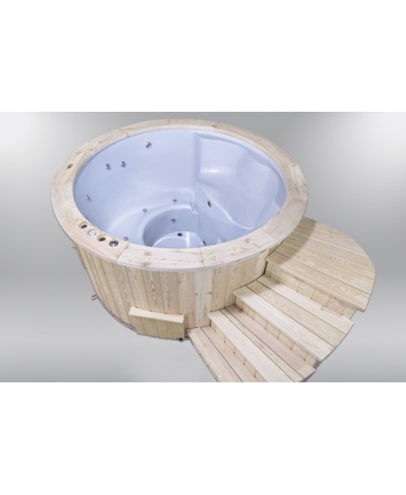 Hot Tubs Royal Wellness Abete con stufa a legna 180 cm Hot Tubs Royal Wellness Abete con stufa a legna 180 cm