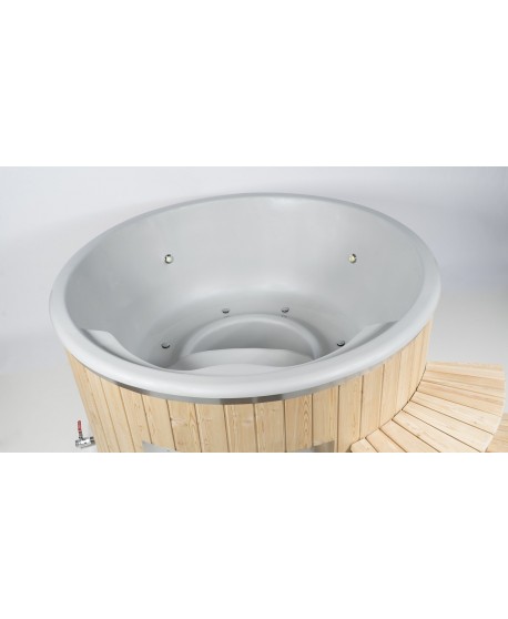 Royal Wellness Larice 180 cm con stufa con bolle d'aria + Led Royal Wellness Larice 180 cm con stufa con bolle d'aria + Led
