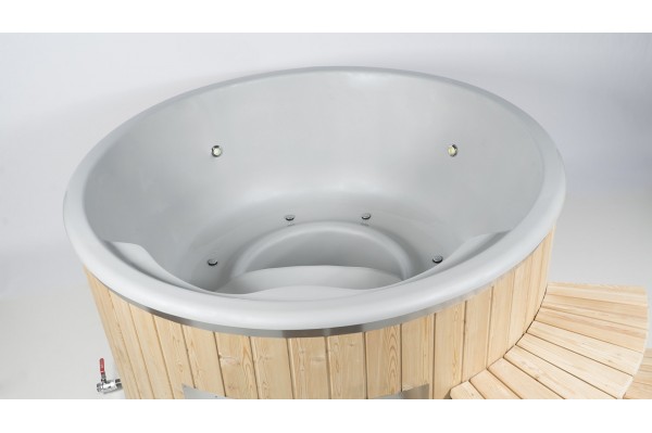 Royal Wellness Larice 180 cm con stufa con bolle d'aria + Led Royal Wellness Larice 180 cm con stufa con bolle d'aria + Led